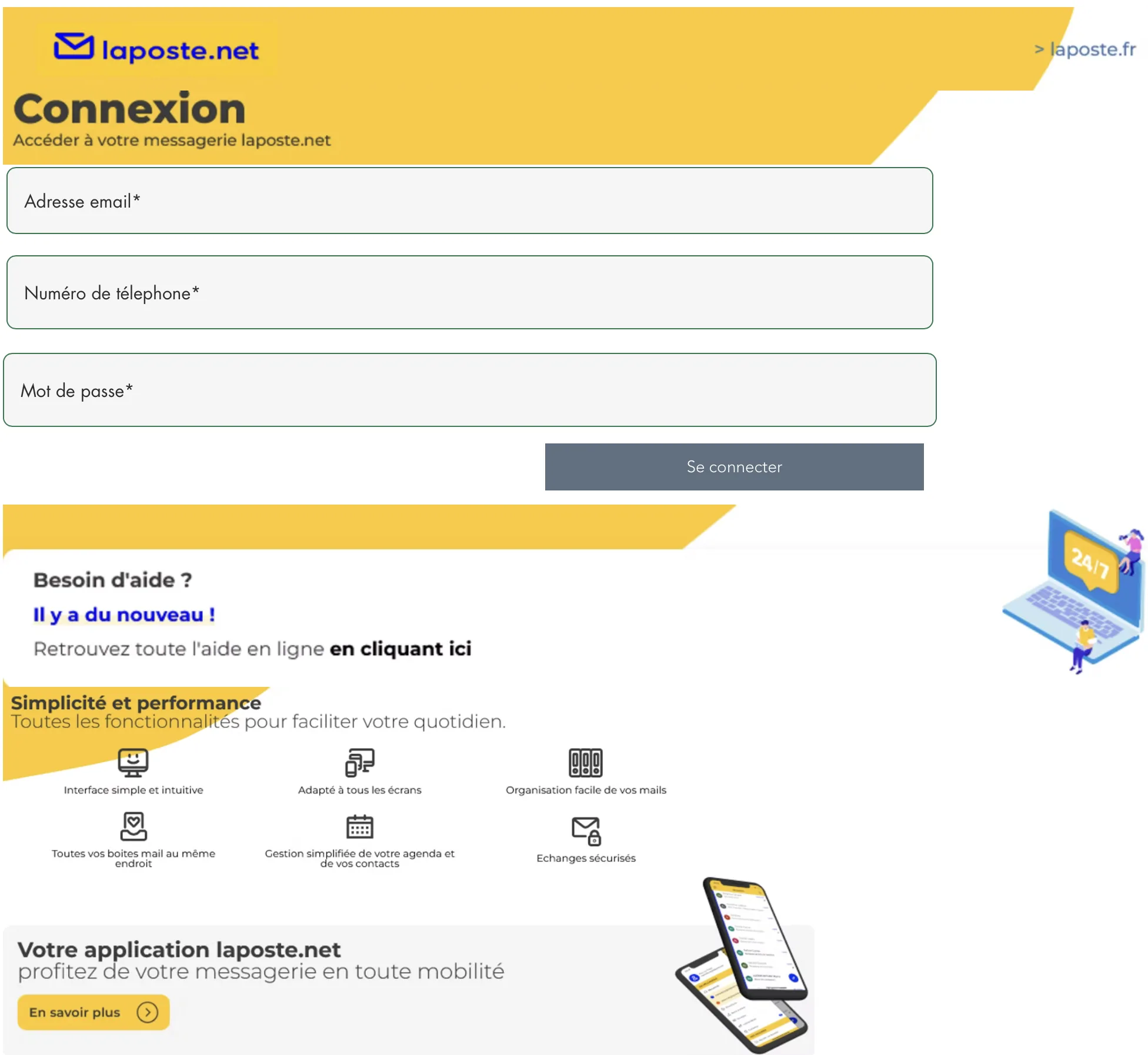 Faux site La Poste (clicopen.wixsite.com) distribué via un lien raccourci — exemple de phishing