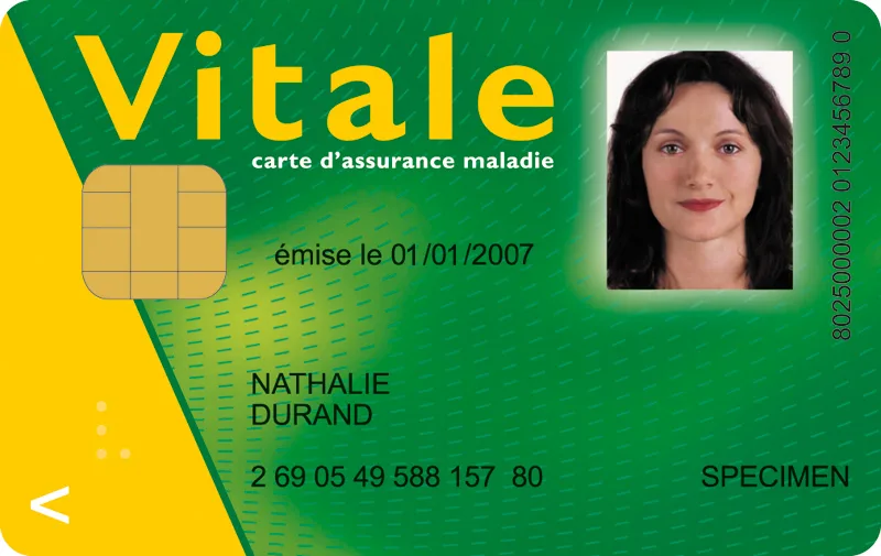 Carte Vitale française — numéro de sécurité sociale et risques d'usurpation d'identité